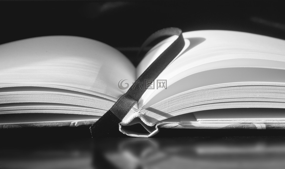 通讯簿,笔记本,书