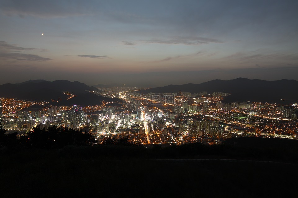 釜山,韩国,hwangryungsan