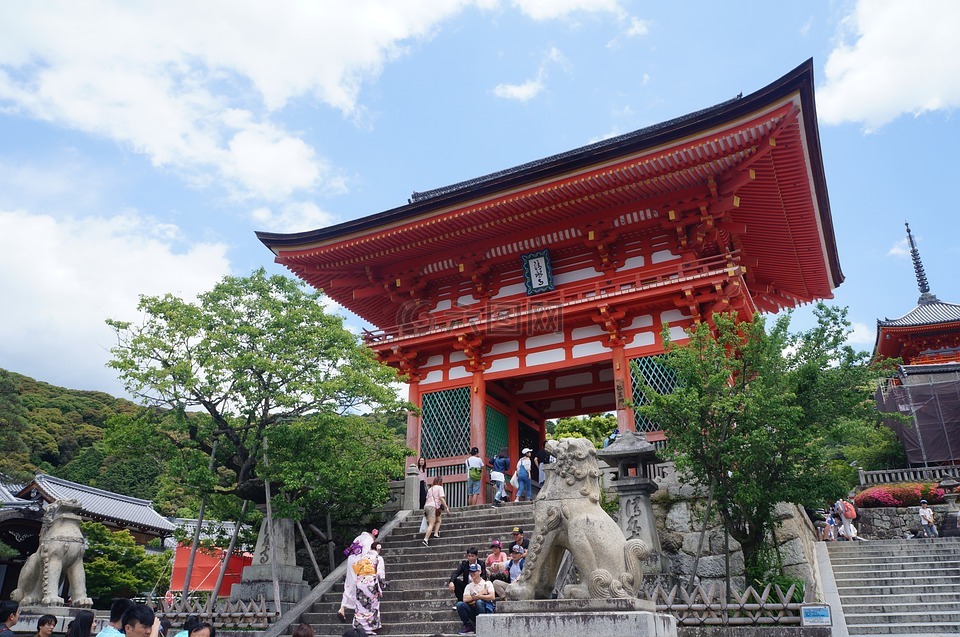 京都,观光,寺