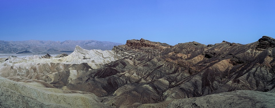 全景死亡谷,莫哈韦沙漠,美国加州
