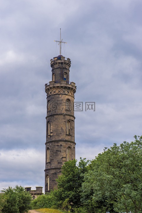 纳尔逊纪念碑,爱丁堡,纳尔逊