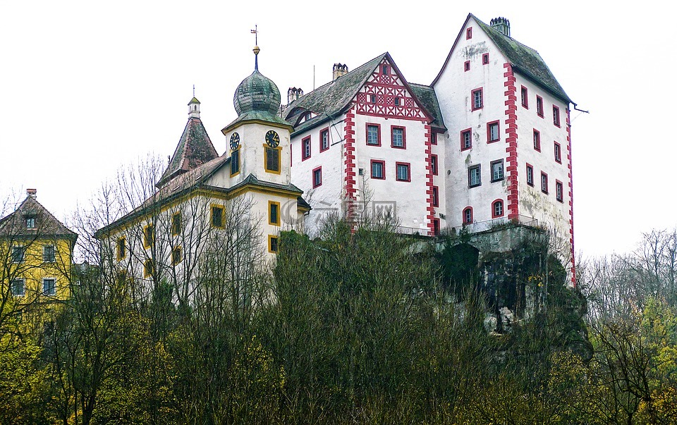 城堡,eggloffstein,城堡的城堡