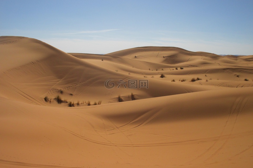 沙漠,摩洛哥,撒哈拉沙漠