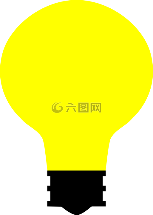 灯泡,光,黄色