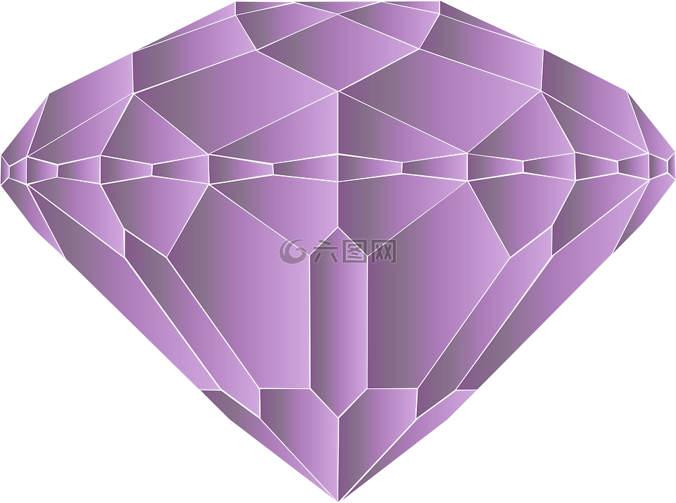 紫水晶,水晶,金刚石