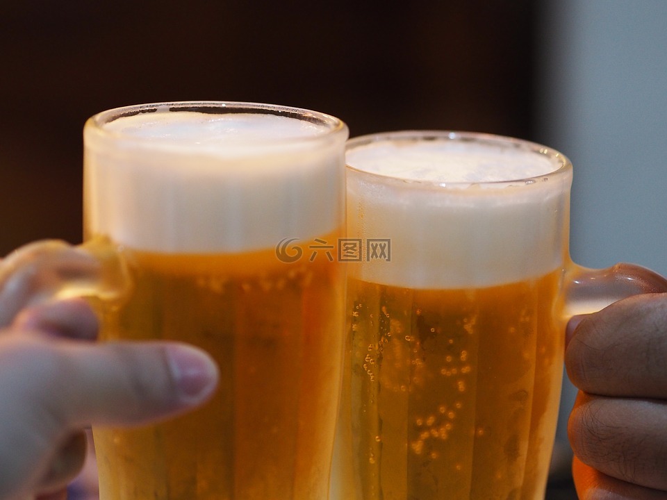 啤酒,庆典,喝