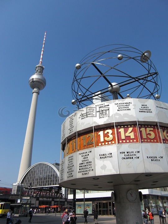 柏林,电视塔,架构