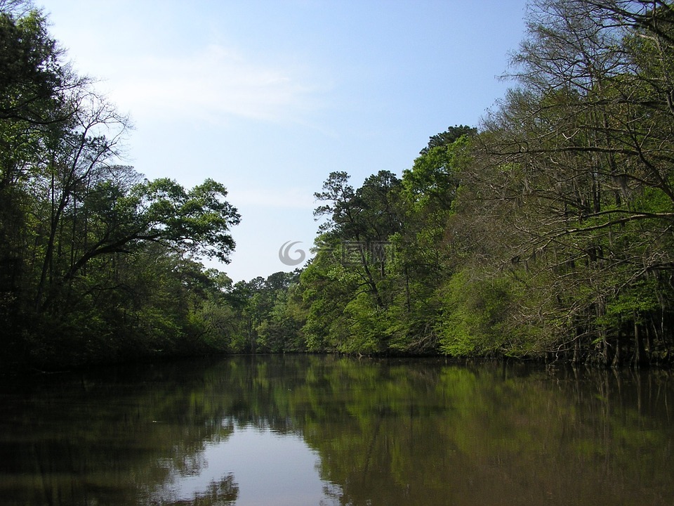 calcasieu河,河,水