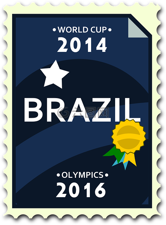 巴西,邮票,奥运