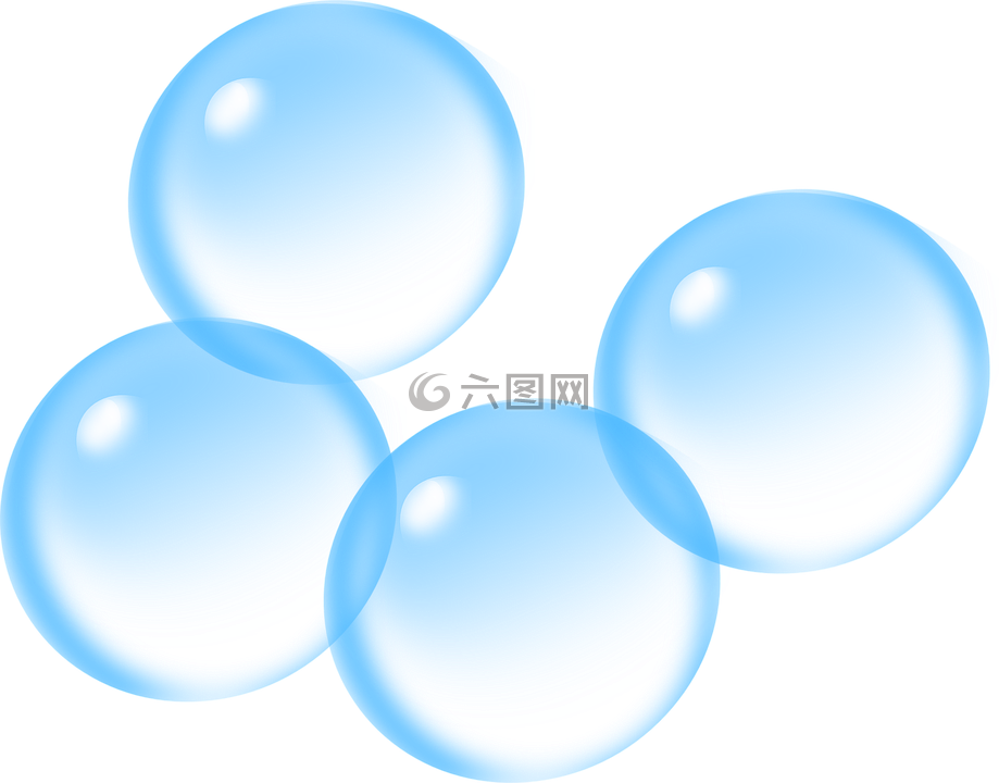 气泡 肥皂泡 蓝色高清图库素材免费下载 图片编号 六图网