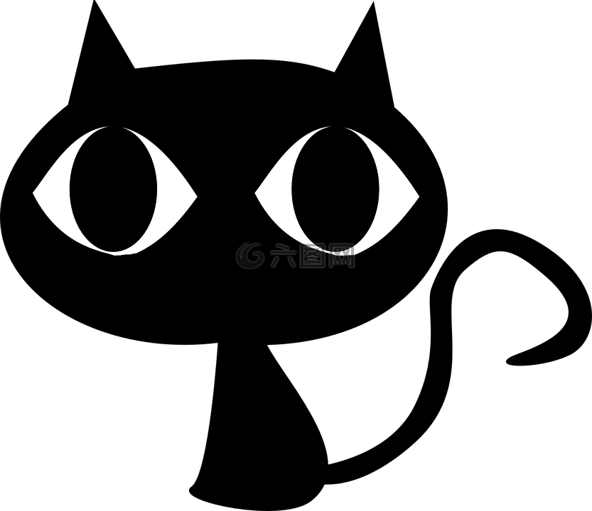 猫,动物,眼睛