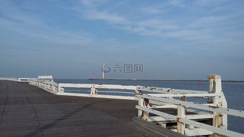 栅栏,奥斯坦德,海