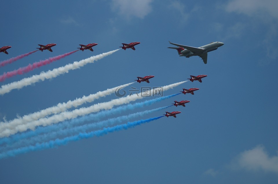 红色箭头,皇家空军,英国皇家空军的沃丁顿