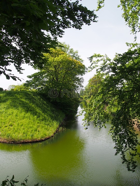 水,护城河,瑞典