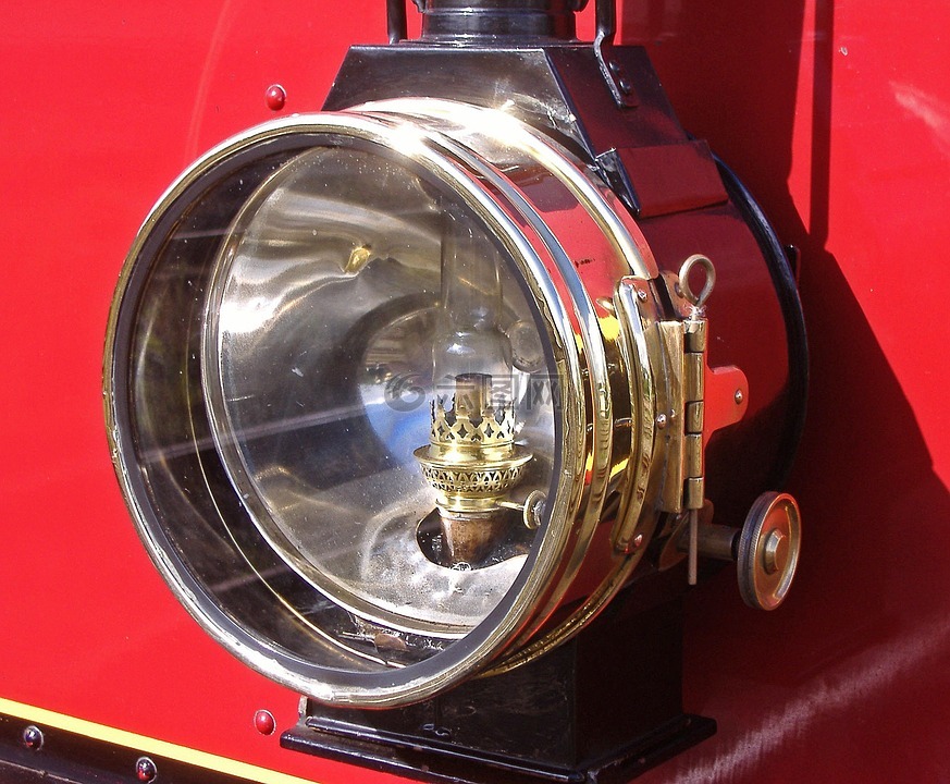 蒸汽机车,照明,煤油灯