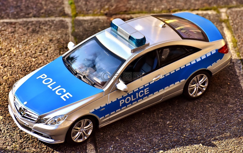 警方,赛车,玩具
