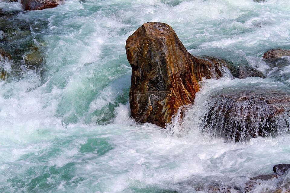 verzasca,水和石头,瑞士