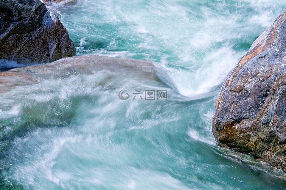 verzasca,水和石头,瑞士