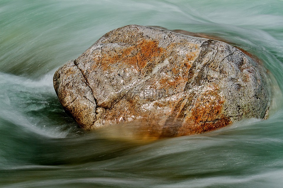 verzasca,水和石头,瑞士