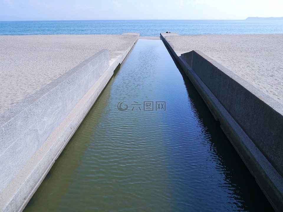 引流,路到海,海