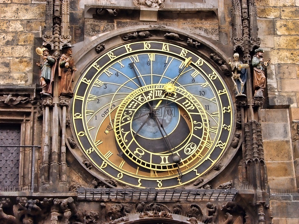 布拉格,时钟,占星学