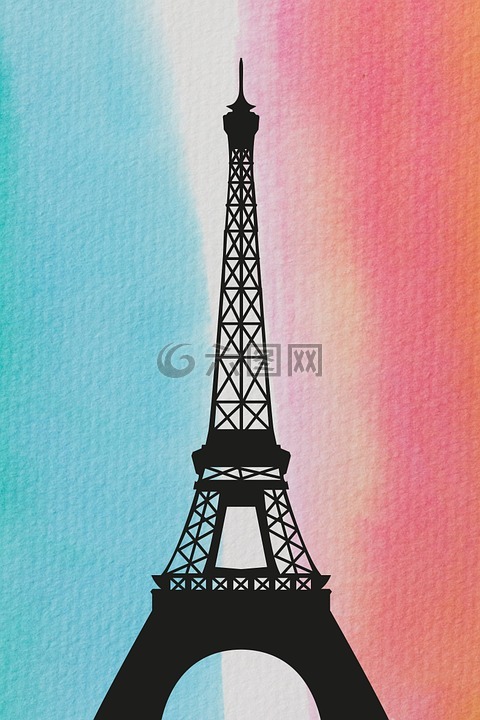 艾菲尔铁塔,铁桁架塔,巴黎