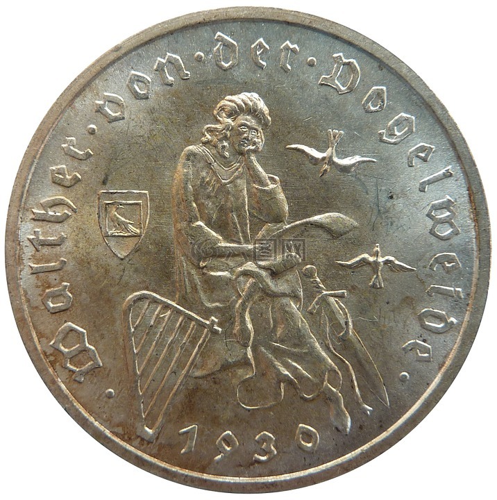 帝国马克,瓦尔特 · 冯 · der vogelweide,硬币