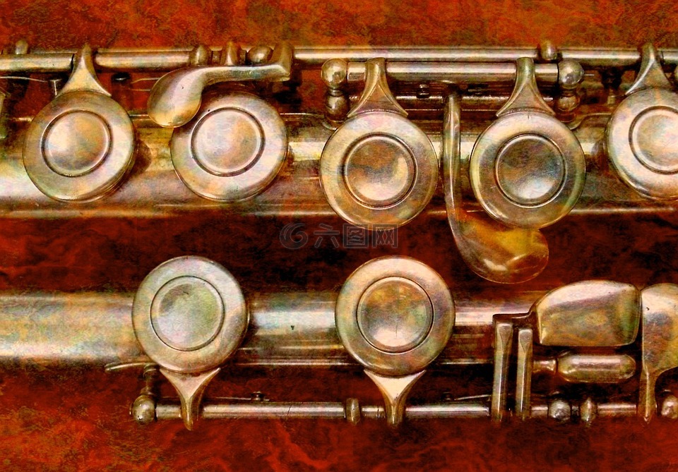长笛,仪器,音乐