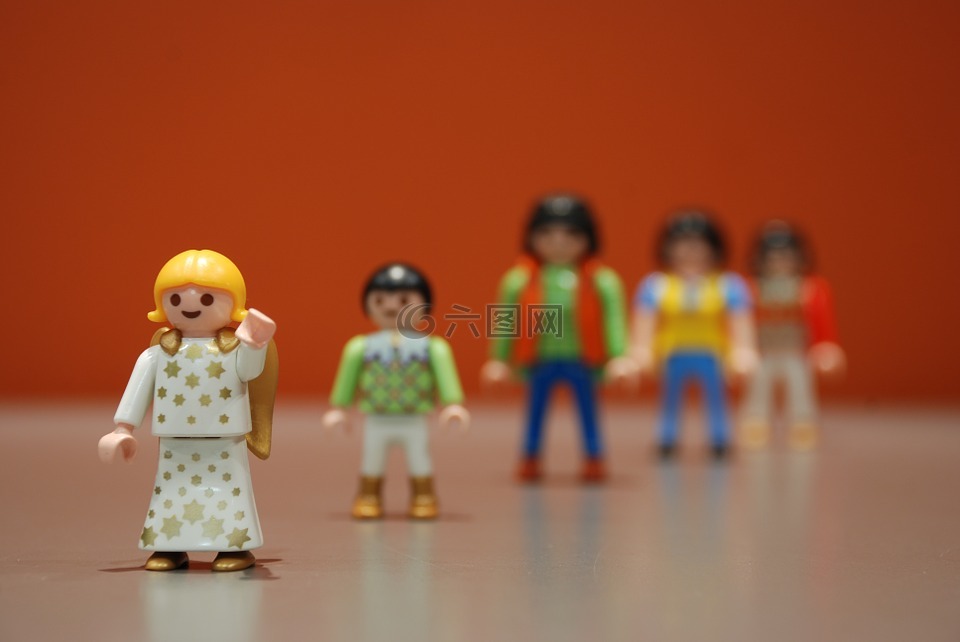 playmobil,天使,挥舞着