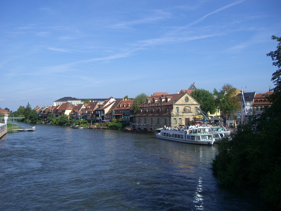 regnitz,河,小威尼斯