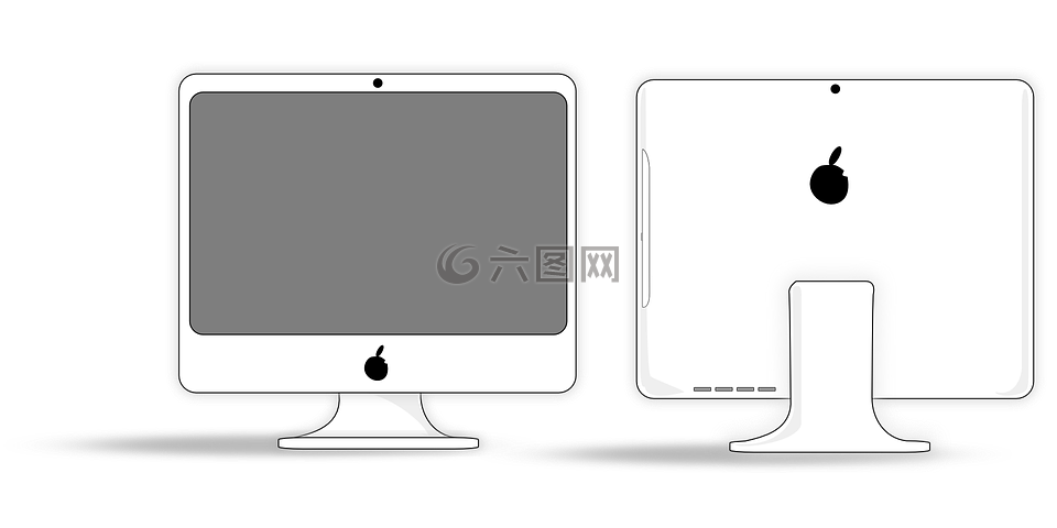 苹果电脑公司 Mac 监视器高清图库素材免费下载 图片编号 六图网