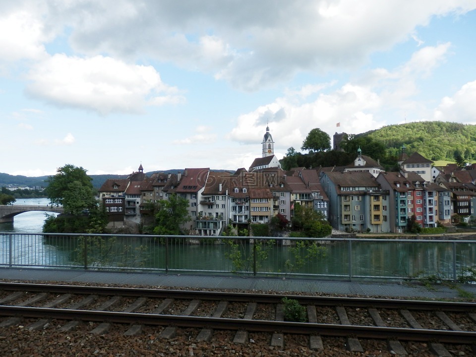 laufenburg,莱茵,高莱茵河