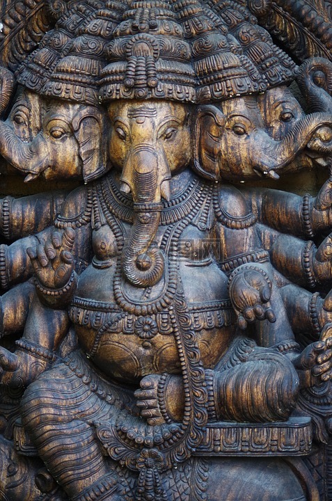 印度尼西亚,大象,这座雕像的