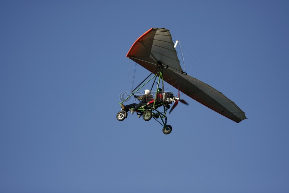 三轮车,飞行,悬挂式滑翔机