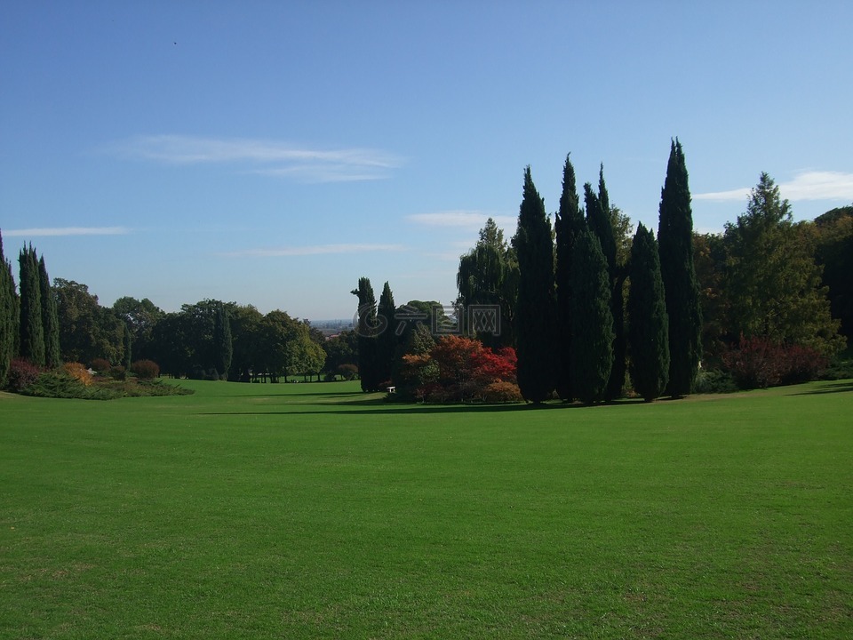 景观,公园花园西古尔塔,意大利