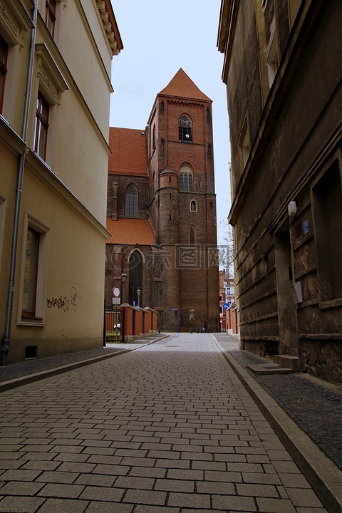 街,城市,大教堂