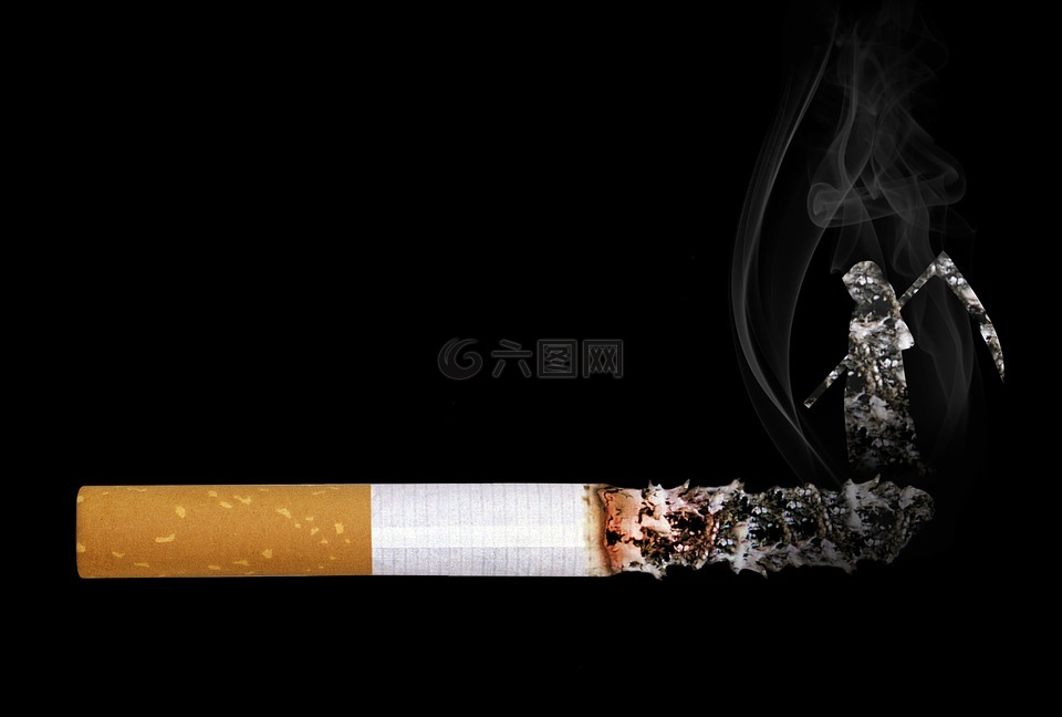 香烟,死神,烟