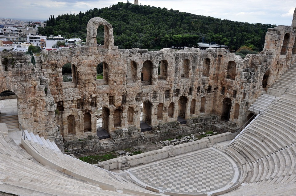 雅典,剧院,古老的历史