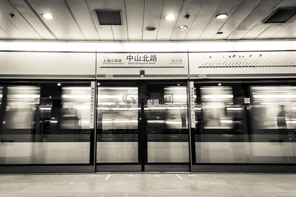 上海,地铁,旅行