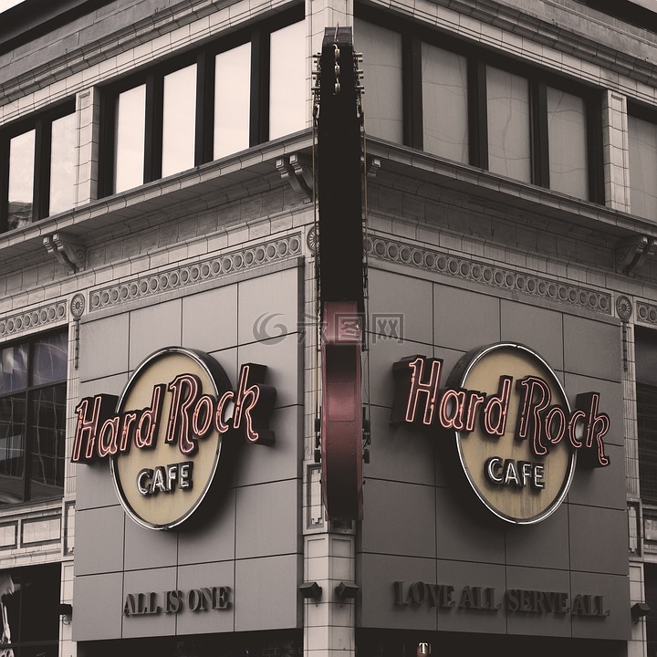 hard rock 咖啡馆,咖啡厅,店