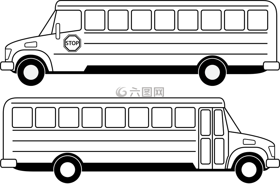 总线,学校,学校巴士