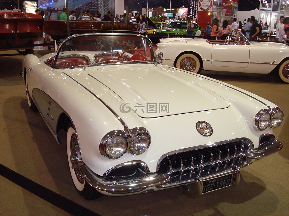 corvette c1 1960年,复古的车,雪佛兰