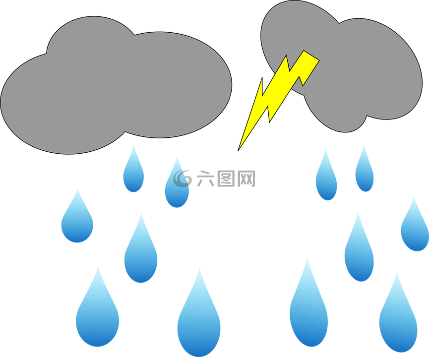 云 闪电 雨高清图库素材免费下载 图片编号 六图网