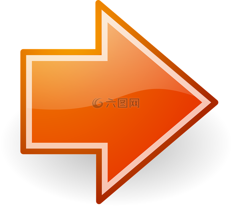 箭头,按钮,转发