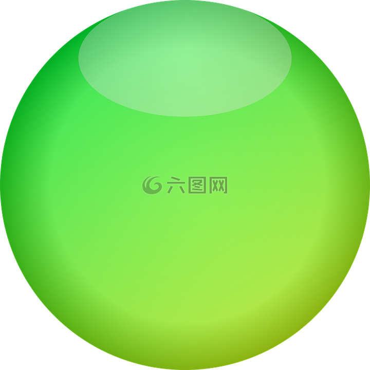 按钮,球,绿色