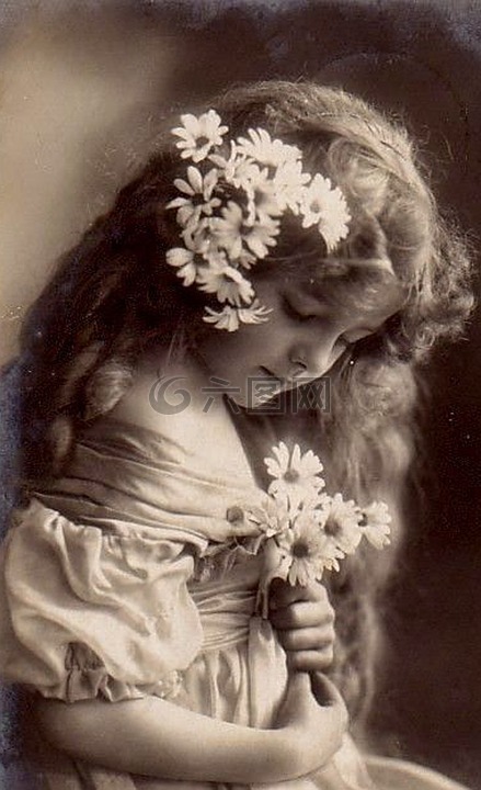 酿酒,女孩,贴花