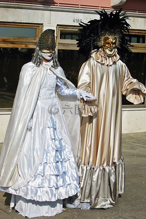 威尼斯的面具,嘉年华,威尼斯狂欢节 》