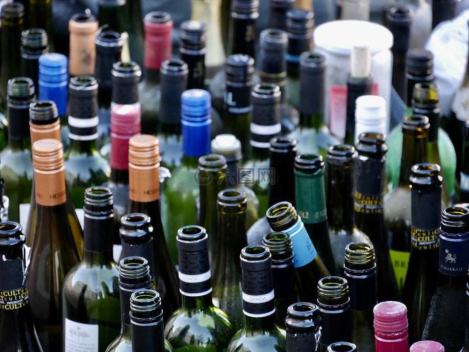 瓶,葡萄酒瓶,玻璃回收利用