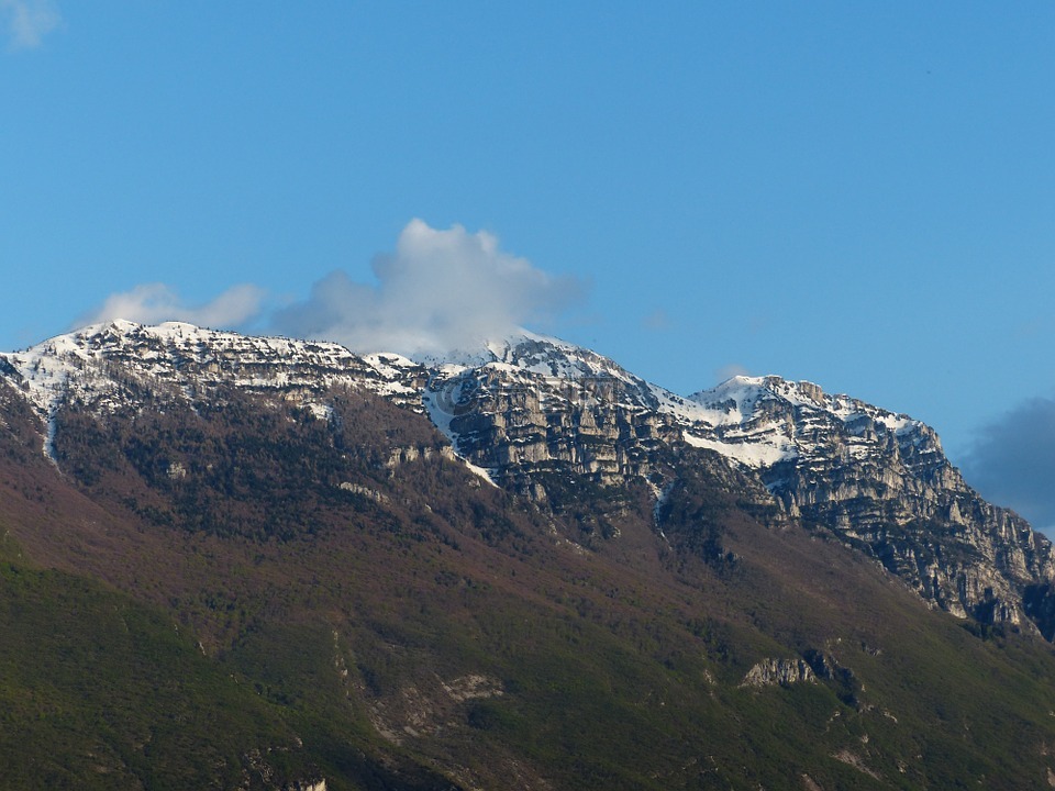 加尔达山,山,蒙特 baldo