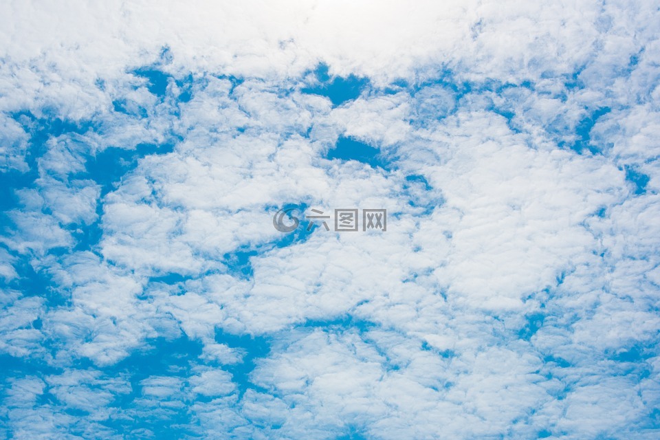 雲朵,藍天,天空